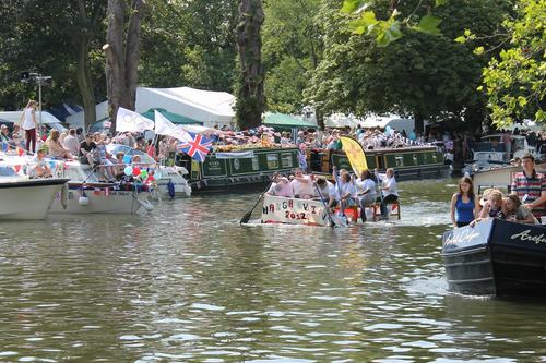 Raft Racing at Bedford River Festival
